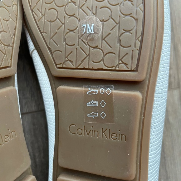 CALVIN Klein White Leather Loafers | 7 - Picture 3 of 8